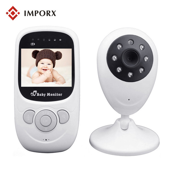 Baby Monitor Wireless Camera Night Vision Two-way Sleep Monitor 2.4 inch LCD Display Temperature Detection Security Camera