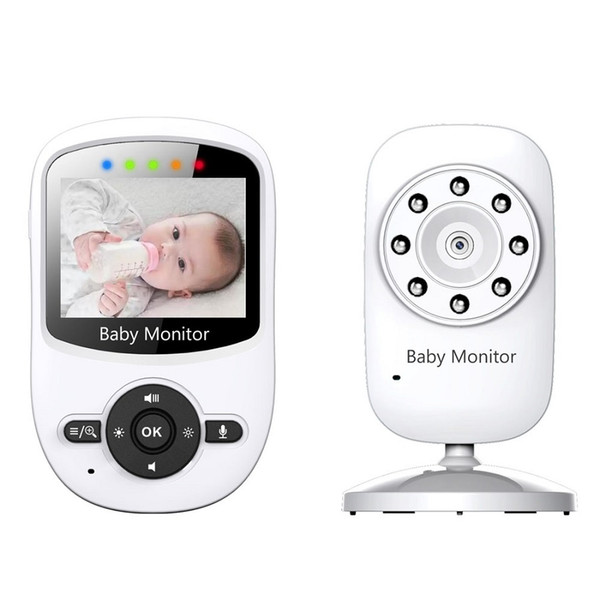 Wireless Baby Monitor camera surveillance 2.4 inch LCD IR Night Vision Intercom Lullabies Temperature Monitor/Alarm Digital Zoom Pan/Tilt