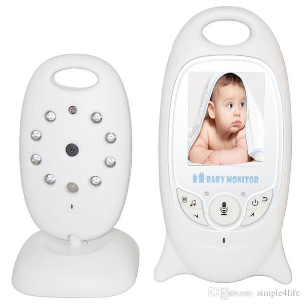 Wireless Color LCD Video Wireless Security Baby Monitor 2 Way Talk Night Vision IR LED Baby Camera Temperature Monitoring