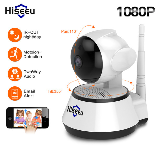 Hiseeu 1080P IP Camera 2MP Wi-Fi Wireless Security cctv Camera WiFi home Security IP Baby Monitor Two-way Audio P2P