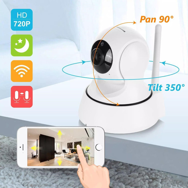 Hot 720P & HD 1080P SANNCE Home Security Wireless Smart IP Camera Surveillance Camera Wifi 360 rotating NightVision CCTV Camera Baby Monitor