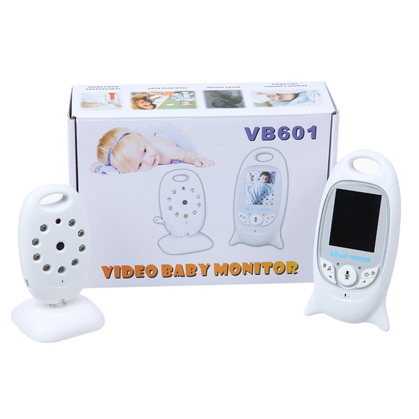 2.0 inch Color Video Wireless Baby Monitor Security Camera 2 Way Talk Nigh Vision IR LED Temperature Monitoring with 8 Lullabies