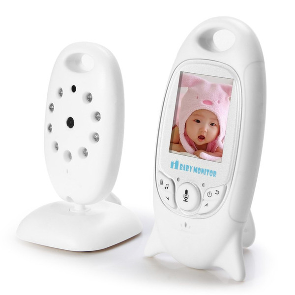 Mini Wireless VB601 Night Vision Multi-language Video Baby Monitor with Temperature Monitoring