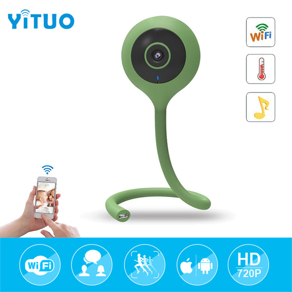 YITUO Nanny Camera Baby Monitor Camera Wifi Bebe Security Camera Intercom 2 Way Talk Night Vision Temperature Monitor Lullaby