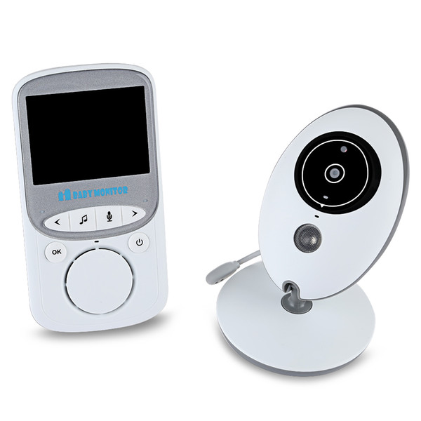 Wireless Video Baby Monitor 2.4 inch Color Security Camera LCD Temperature Display Night Vision Wireless Lullaby