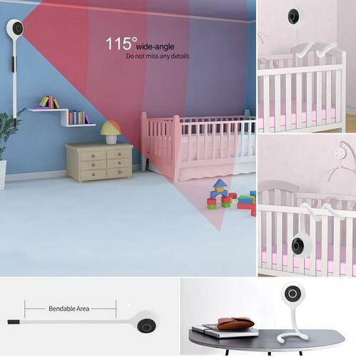 Detect Temperature&Humidity 1080P Mini IP Camera Wireless WiFi Security Surveillance Camera Cloudedge app Baby Monitor