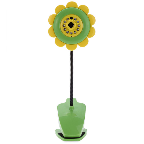 Sunflower Wireless Wifi Baby Monitor Night Vision Infant Baby Monitor Digital Video Camera Two Way Audio Nanny Portable