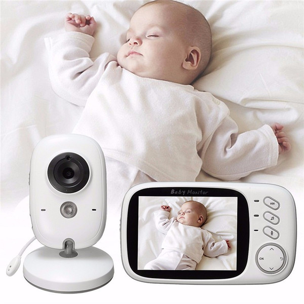 3.2 inch Wireless Video Color Baby Monitor Mini Cameras High Resolution Baby Nanny Security Camera Night Vision Temperature Monitoring