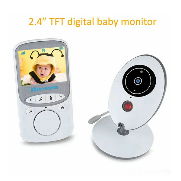 2.4 inch Wireless Baby Monitors Video Security Camera 2.4GHz Monitor Bebe Audio Night Vision Temperature Detection