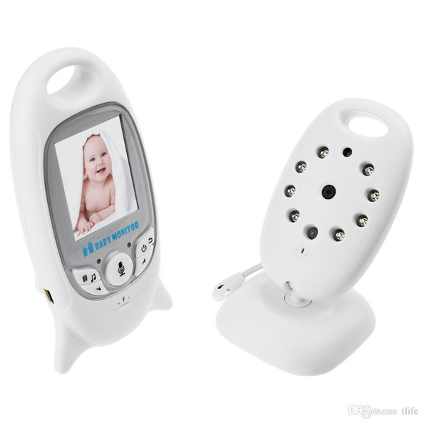 2.4G Wireless Video Baby Monitor Night Vision Two-way Talk LCD Display Temperature Monitoring Security Camera Monitor +B