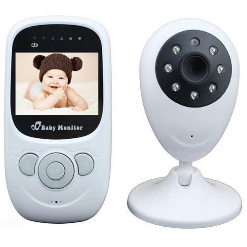 Digital Baby Monitor 2.4 inch Screen Night Vision Dog/Nanny/Pet Monitors Wireless Security Smart Camera 2.4GHZ Wireless with Temperature Det