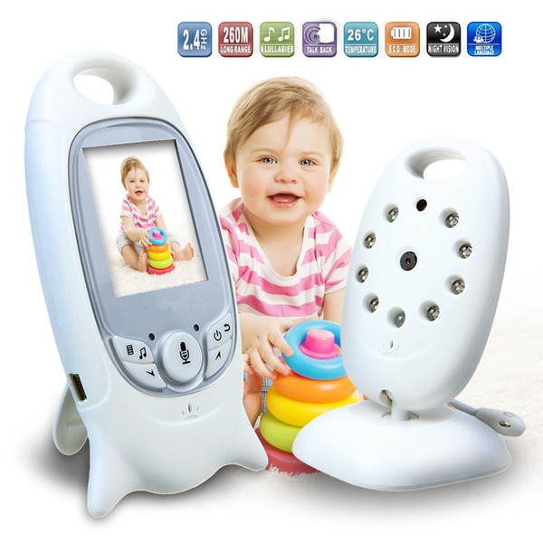 2.0 G Digital Wireless Baby Caregiver Baby Monitor Monitor Care Device Two-way Intercom Temperature Display Music Player Family Must