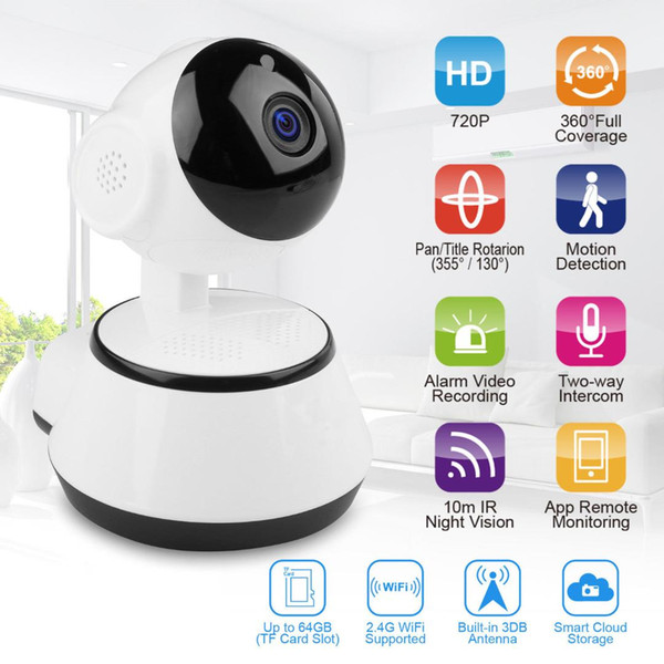 Baby Monitor Home Security WiFi IP Camera 720P HD Wireless Smart Baby Camera Audio Video Record Surveillance Wholesale