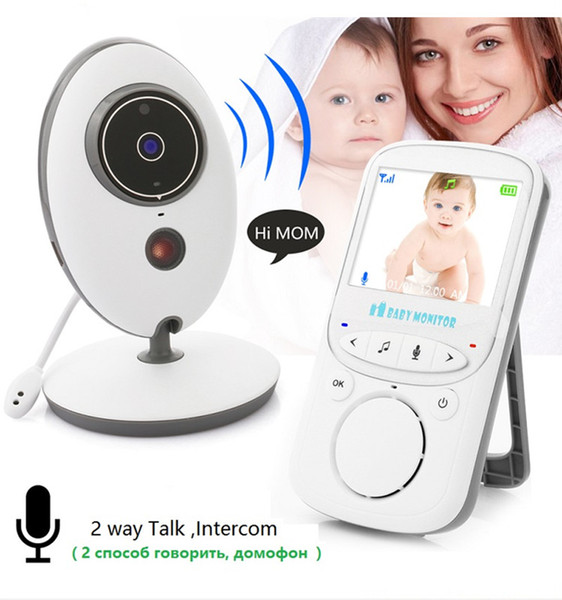 2.4 inch Color Video vb605 wireless baby monitor with 2 Way Talk Nigh Vision IR LED Temperature Monitoring