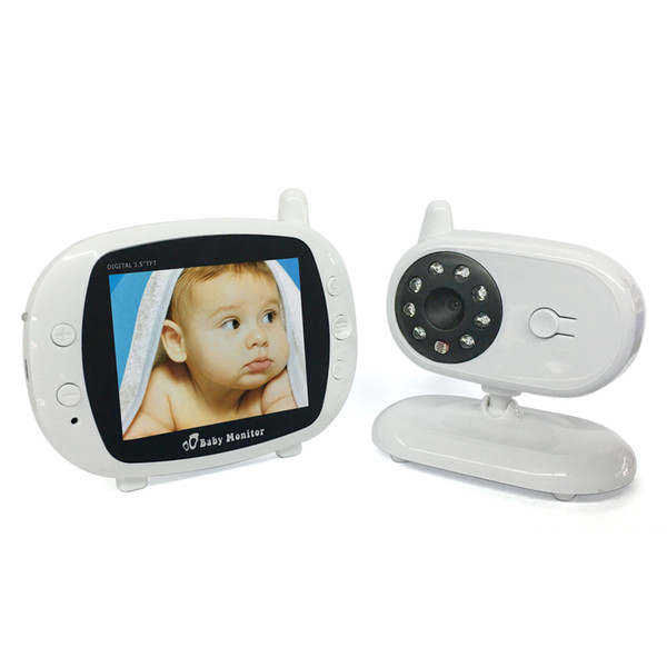 3.5 Inch LCD Monitor Wireless Intecom Baby Monitor Temperature Display