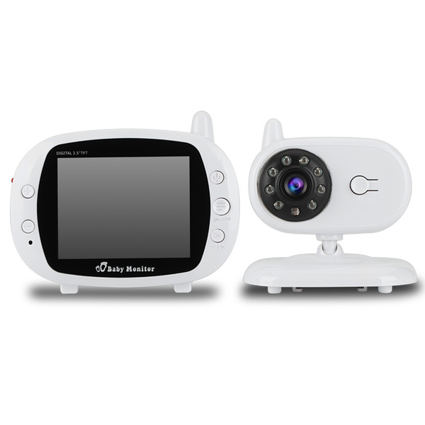 New GS-850 3.5 Inch LCD IR Night Vision Baby Monitor Wireless Video Temperature Detection 2-Way Talk With 3.5 Inch LCD HD Screen