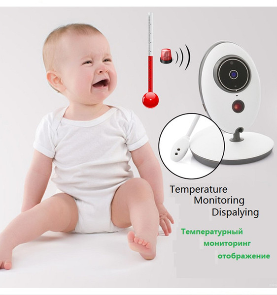 Top Hot Selling Video baby monitor Support 2 Way Talk And Nigh Vision Function LCD Display mini baby monitor