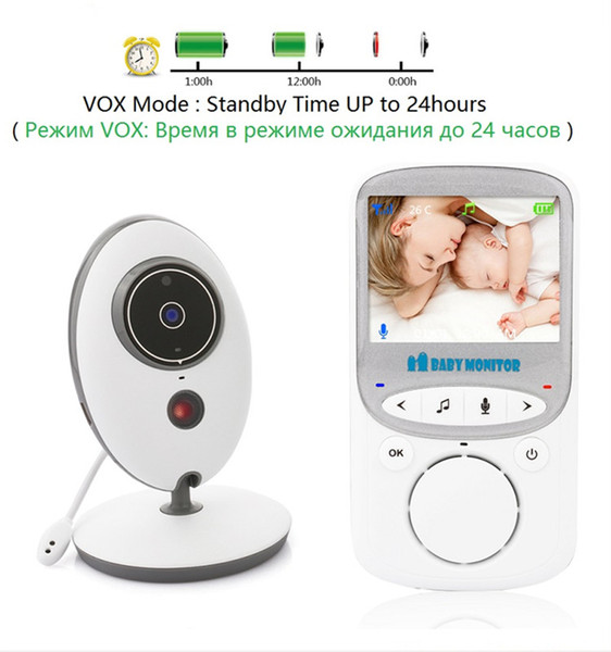 Hight Quality Wifi Baby Monitor With 2 Way Talk And Nigh Vision Function,2.4Inch LCD Display Monitoring Video Baby Monitor