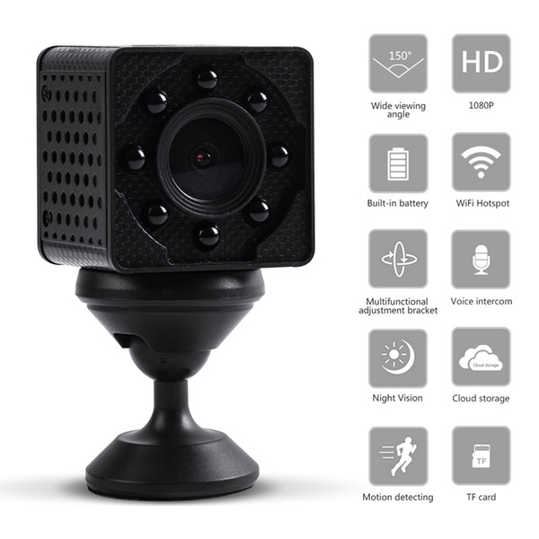 PUAroom HD 1080P WiFi Mini Camera Mini 4K WiFi IP Camera Irrespecitive Night Vision Led Home Wireless Security Surveillance