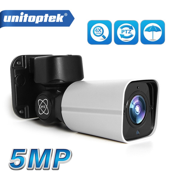 Mini Outdoor PTZ Bullet IP Camera 5MP 2592x1944 Full HD 4X Optical Zoom IP66 Waterproof 50m IR Night Vision CCTV Security Camera