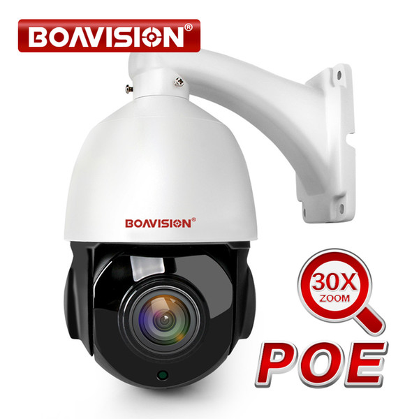 1080P 2MP PTZ IP Camera POE 30X ZOOM Waterproof 4MP 5MP Mini Speed Dome Camera Outdoor H.264 IR 50M CCTV Security Camera 48V POE