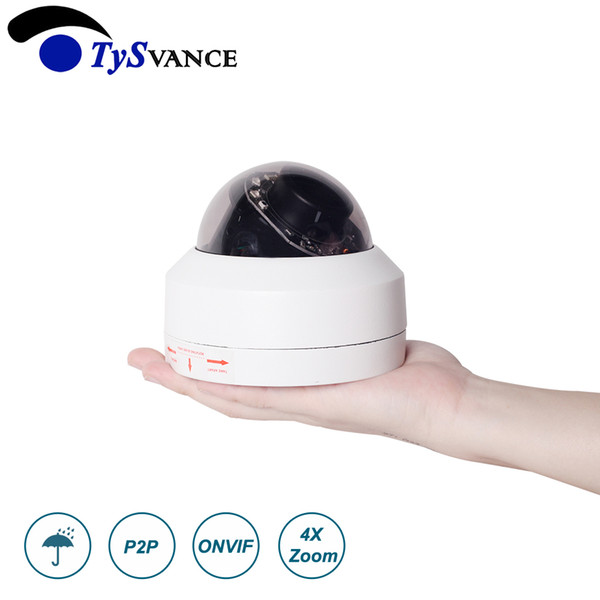 Onvif 1080P HD 2MP H.265 IR 50m Indoor Mini 2.0MP CCTV Security IP PTZ Dome Camera 4X Optical Zoom Home Network