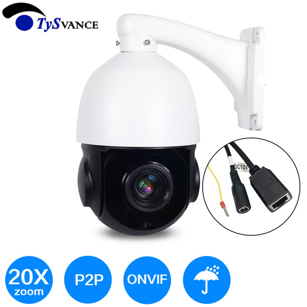 5MP PTZ IP Camera Outdoor Onvif 20X ZOOM Waterproof Mini Medium Speed Dome Camera H.265 IR P2P 5.0MP CCTV Security Surveillance