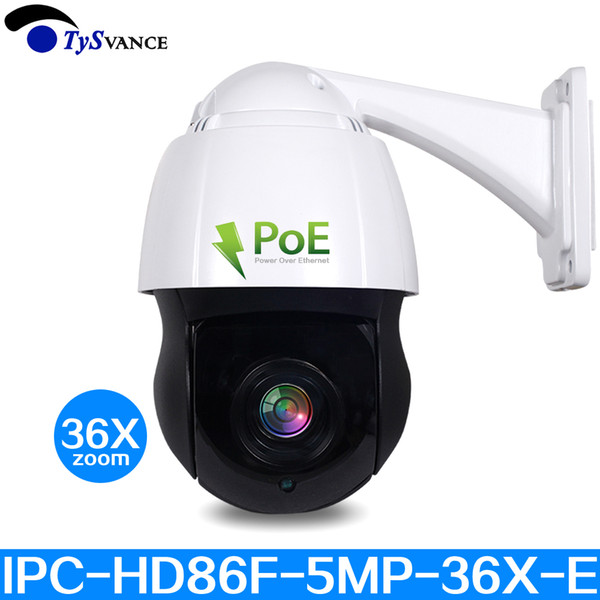 PoE 36x Optical Zoom HD 5.0MP 4.5 inch High Speed dome Camera PTZ IR Outdoor 5MP Security Surveillance CCTV IP Camera