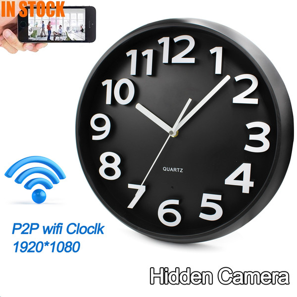 wall clock Mini Camcorders Video Recorder Remote By App WIFI nanny camera Motion Detection Video recorder