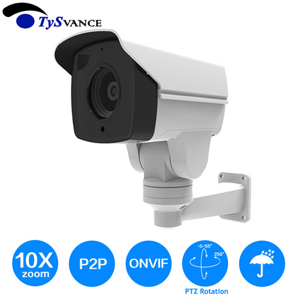 new DM-SCB415IP-V10 Outdoor HD 1080P 2.0MP Bullet IP Camera 10X Optical Zoom MINI PTZ CCTV Security Camera IR Pan Tilt P2P ONVIF