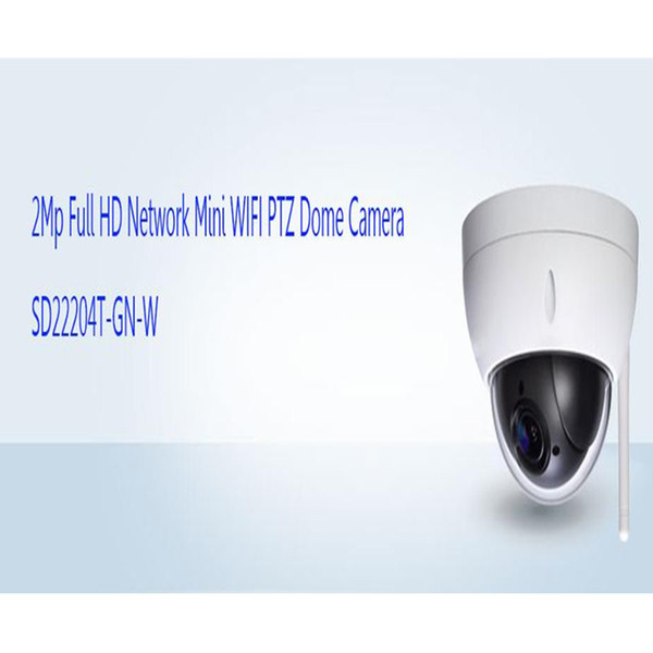 In Stock dahua Free Shipping HOT Sale IP Camera CCTV 4X 2MP WIFI Full HD Mini Network PTZ Dome Camera Without Logo SD22204T-GN-W