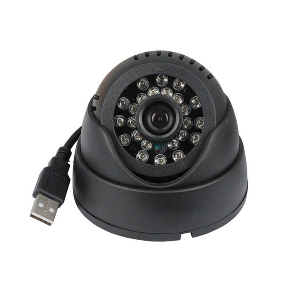 digital video recorder SD card security camera 0.3MP 24 infrared lights 1/9 