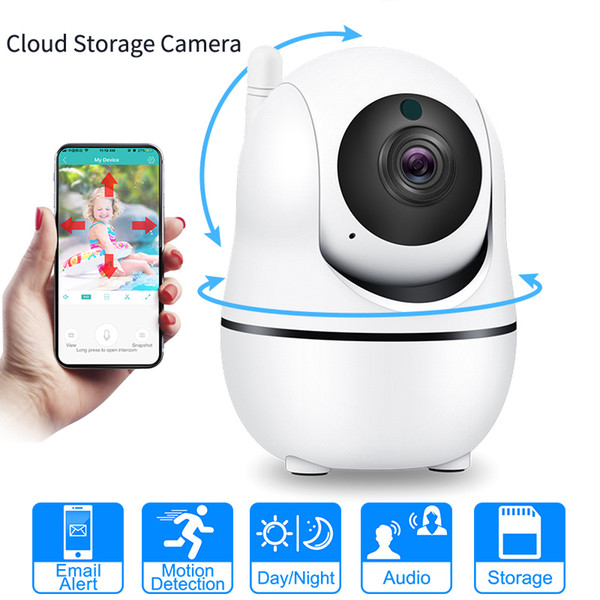 1080AutoTracking IP Wifi Camera Mini Cloud Storage Camera Wireless Motion Detection Two Way audio Home Security Camera CCTV Network Wifi Cam