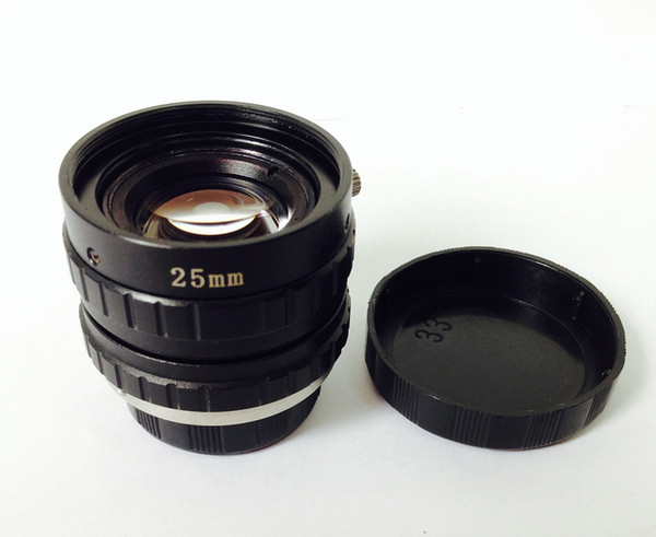 5MP HD industry camera cctv lens focal length 25mm C mount free shipping