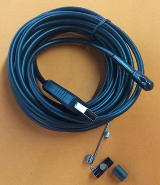 5.5mm USB Endoscope 6 led illumination cmos borescope 2m