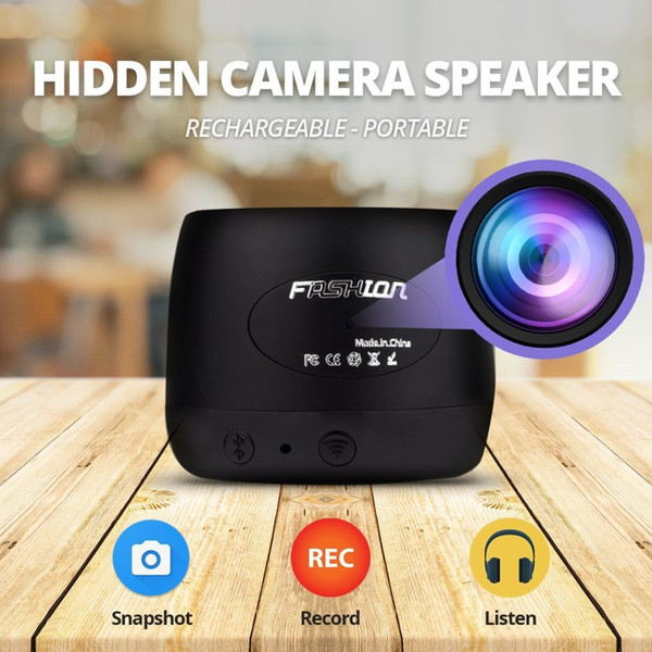 Wireless Bluetooth Speaker 2MP 1080P WIFI IP Camera