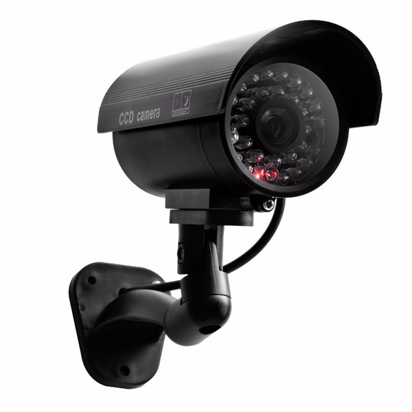 Waterproof Dummy CCTV Camera With Flashing LED For Outdoor or Indoor Realistic Looking Fack Camera for Security