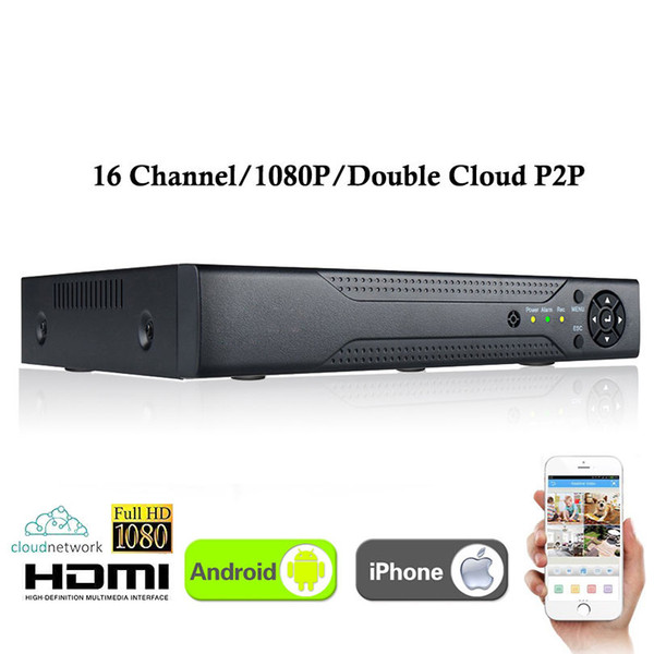 New CCTV 16Channel XVR Video Recorder All HD 1080P 5-in-1 16 CH Super DVR Recording support AHD/Analog/Onvif IP/TVI/CVI Camera