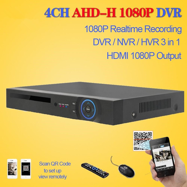 LLLOFAM 4ch AHD 1080P DVR 25fps realtime recording CCTV surveillance DVR NVR 4channel AHD-H 1080P HDMI security DVR video recorder