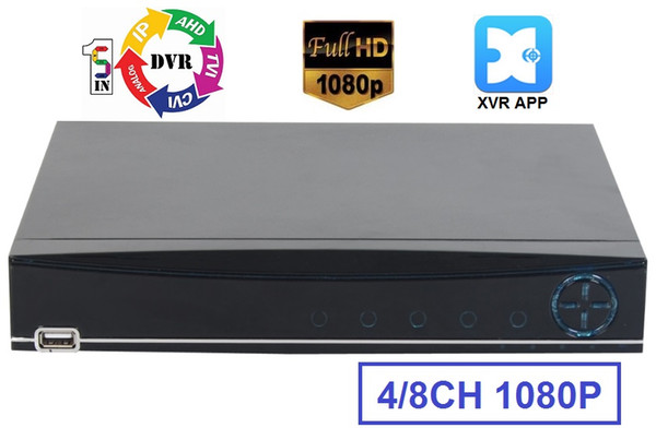 XVR app 5IN1 8CH 1080P@15FPS/CH AHD-H DVR NVR XVR CCTV 1080P Hybrid Security Recorder Camera Onvif RS485 Coxial Control P2P Cloud