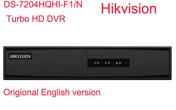 Hikvision Original English Version DS-7204HQHI-F1/N Turbo HD DVR SUPPORT HD-TVI/AHD/Analog/IP Camera UP to 3MP