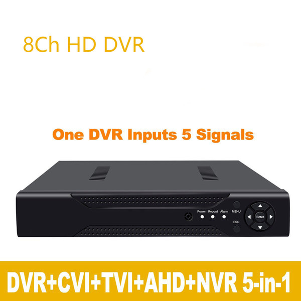 1080P 2mp CCTV Camera 1080N 8 Channel 8CH Surveillance Video Recorder Hybrid 5 in 1 Onvif NVR TVI CVI AHD DVR H.264