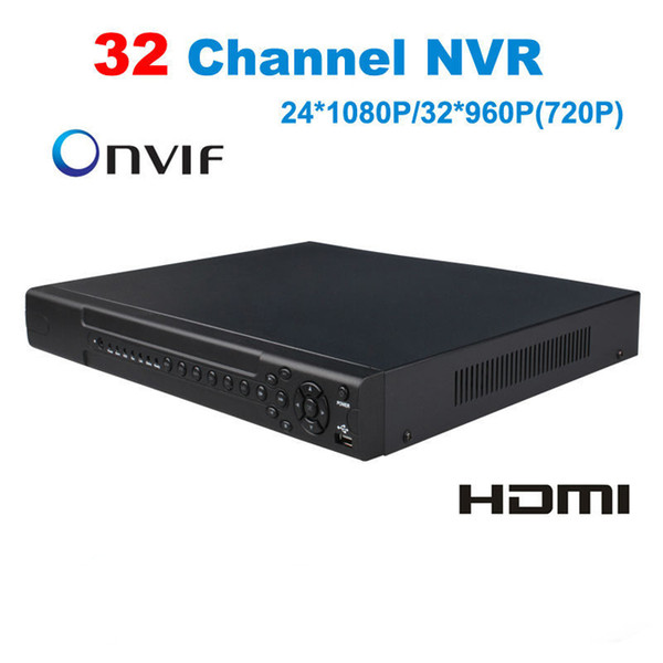 32Channel Network-Video-Recorder P2P Cloud CCTV NVR, ONVIF H.264 H.264 for IP Camera Support Windows Mobile Support cellphone