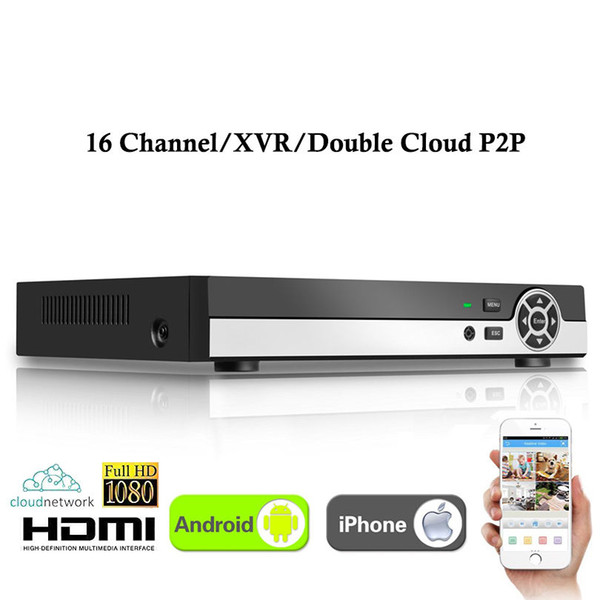 New 16CH Super XVR All HD 1080P 5-in-1 16 channel DVR CCTV Surveillance Video Recorder HDMI output for AHD/Analog/Onvif IP/TVI/CVI Camera