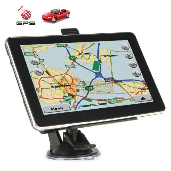 ByJo 7 inch HD Car GPS Navigation Capacitive screen FM 8GB Vehicle Truck GPS Car navigator Europe Sat nav Lifetime Map