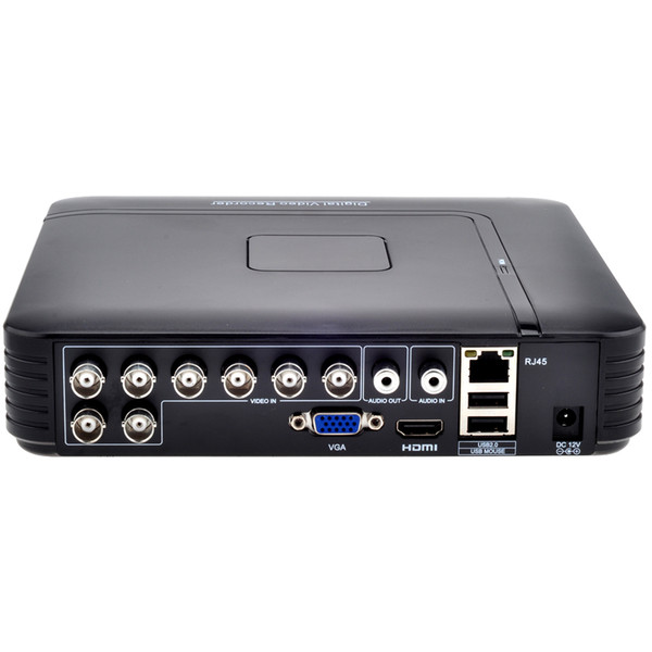 8 Channel DVR Hybrid 5-in-1 Disk Video Recorder Support Analogy+ TVI+CVI+AHD+960H IP) H.264 CCTV 8CH Standalone DVR plastic shell