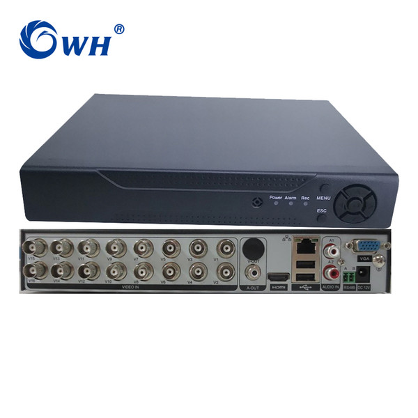 CWH Surveillance 16CH 5in1 Digital Video Recorder CCTV DVR AHD CVI DVR for Home Security Support 16TB SATA HDD 1080 Video Output H.264 DVR