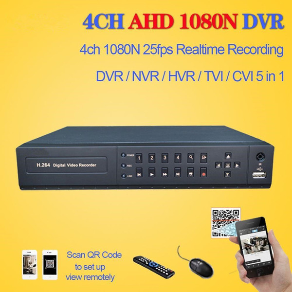 LLLOFAM HD AHD 4ch CCTV security home DVR NVR video recorder HDMI 1080p 4channel 3G AHD 1080N 720P surveillance hybrid DVR 4 audio