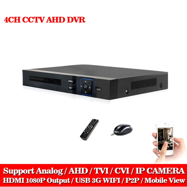 LLNIVISION HD CCTV 4CH AHD 1080P surveillance DVR NVR 8 channel AHD-NH 1080P HDMI Standalone security 3G WIFI DVR video recorder