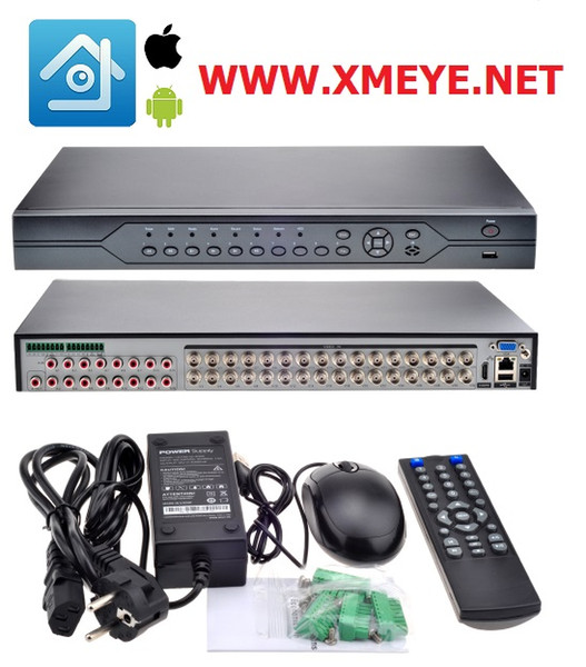 Xmeye AHD-NH 1080N 32CH AHD DVR 5 in 1 Hybrid DVR PTZ RS485 and RS 232 Cloud Support 3G Wifi CMS ONVIF 2HDD Port Max 6TB/Per